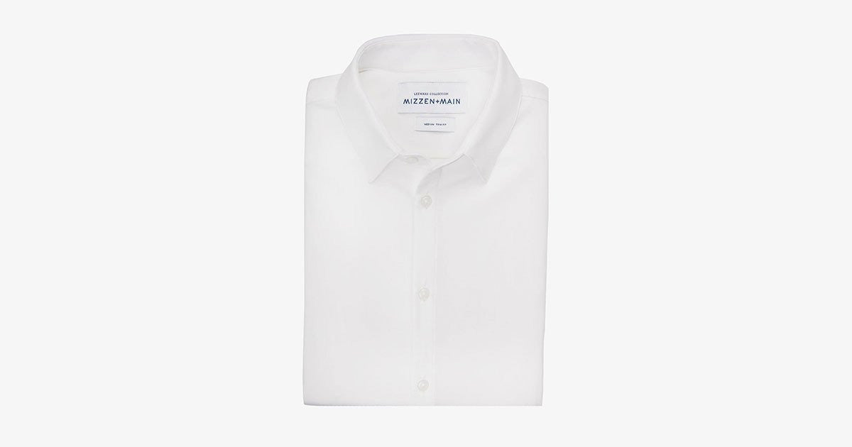 Leeward Dress Shirt - White Solid ...